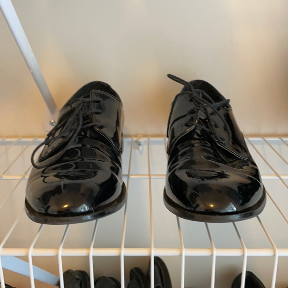 Black Patent Leather H&M Dress Shoes, M 8.5